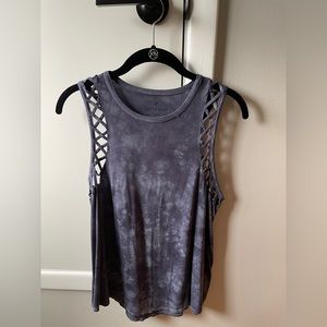 American Eagle Soft & Sexy  blue tie dye tank top in size medium.